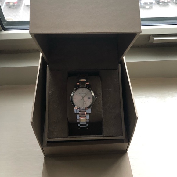 Burberry Accessories - Burberry watch! Worn twice! Like new!!!